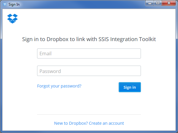 Dropbox OAuth Procedure - OAuth Sign In